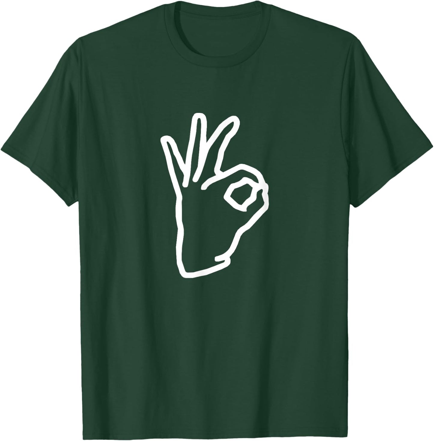 BoredKoalas Meme Ok Hand Sign Retro , -Adults & Kids, Black, Small T-Shirt - T-Shirt | Forest