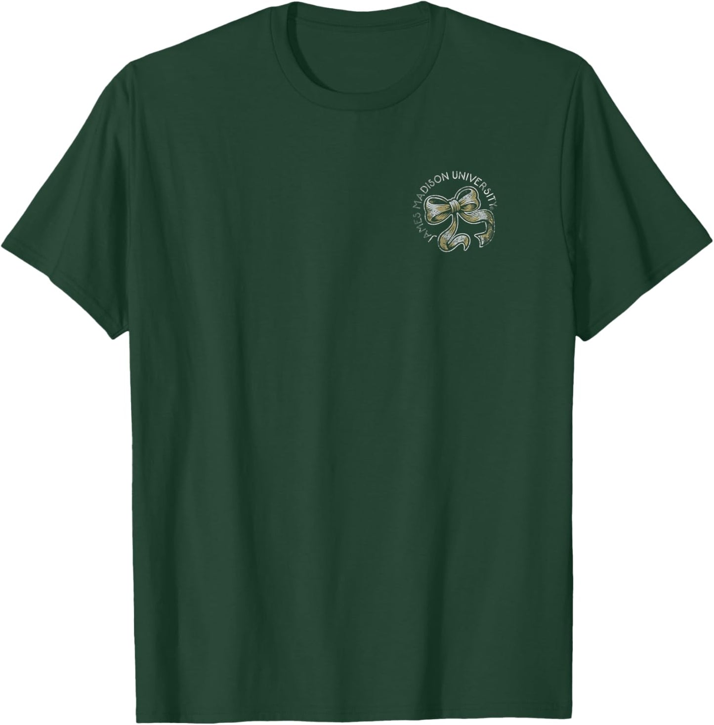 James Madison Dukes Bow Vintage Purple Officially Licensed T-Shirt - T-Shirt | Forest