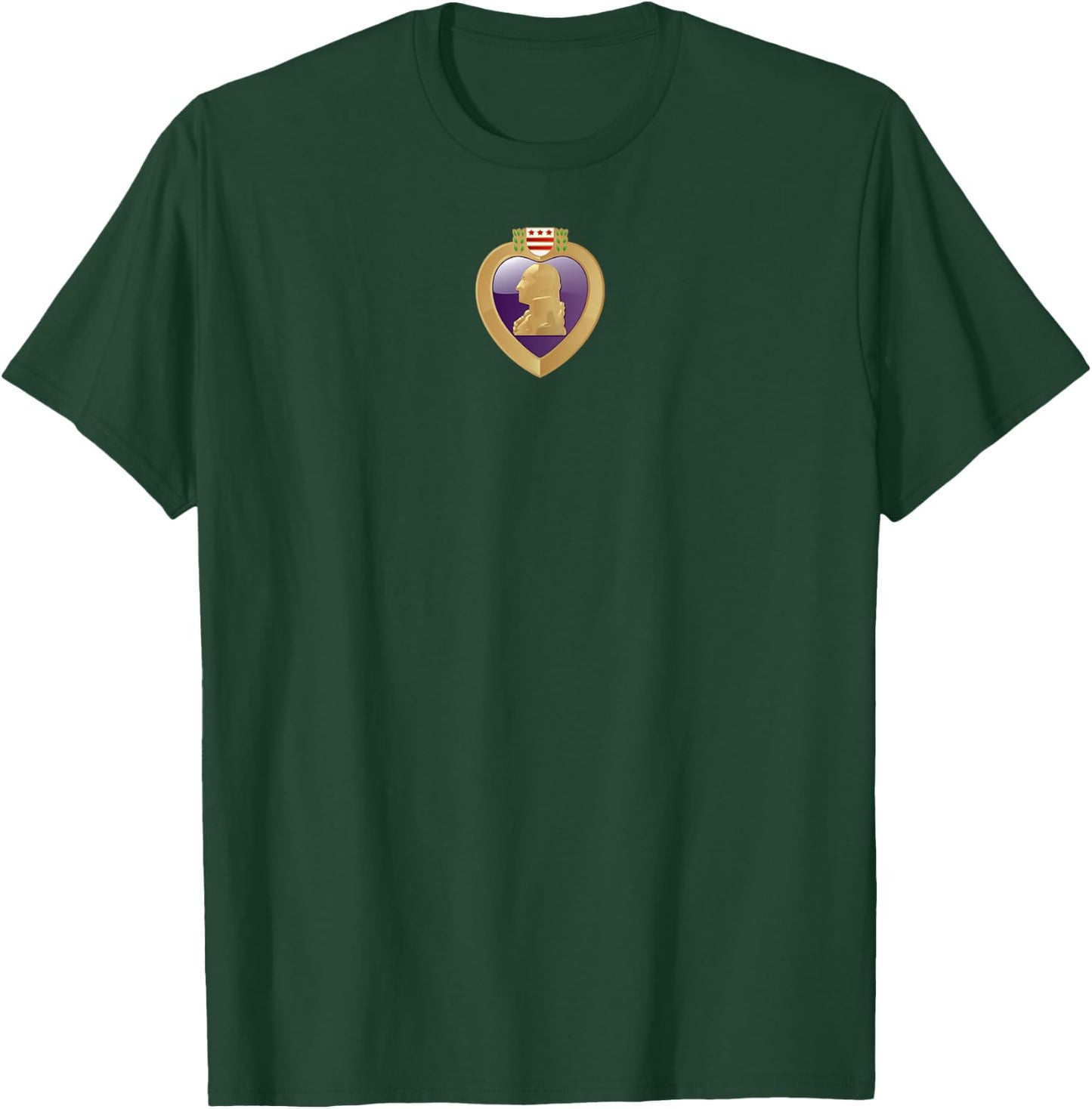 Purple Heart Military Veteran T-Shirt - T-Shirt | Forest