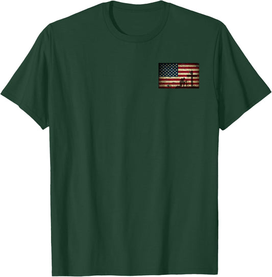 Home of The Free Because of The Brave - Veterans T-Shirt - T-Shirt | Forest