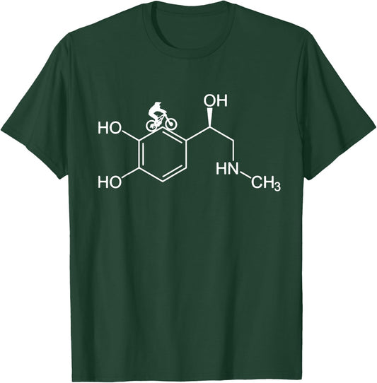 Mountain Bike Adrenaline Formula Downhill Biking MTB T-Shirt - T-Shirt | Forest