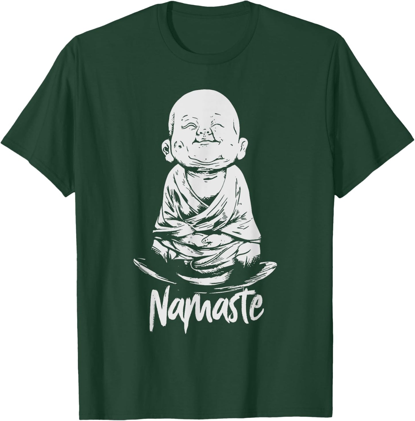 Namaslay shirt Namaste Meditate Buddha Yoga Om Shirt T-Shirt - T-Shirt | Forest