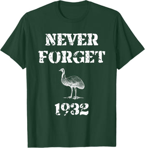 Emu War 1932 Never Forget T-Shirt - T-Shirt | Forest