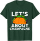 Let's Taco About Champagne Funny Bar T-Shirt - T-Shirt | Forest