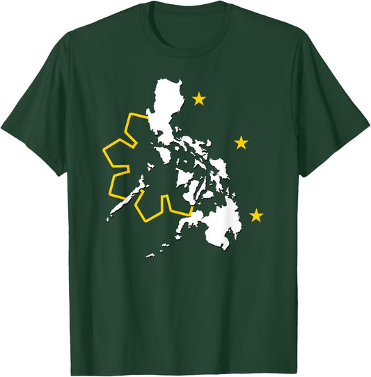 Philippines Map , Women & Kids T-Shirt - T-Shirt | Forest