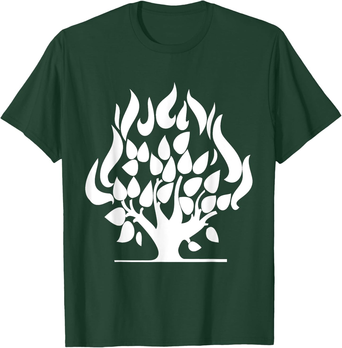 Burning Bush Book of Exodus Bible T-Shirt - T-Shirt | Forest