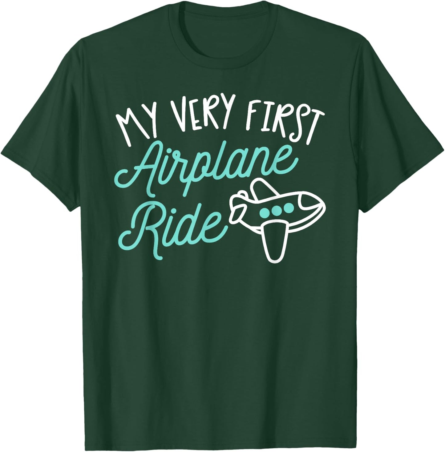 First Plane Flight Shirt My Very First Airplane Ride T-Shirt - T-Shirt | Forest