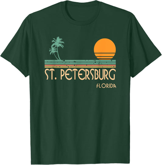 Vintage St Petersburg Florida T-Shirt - T-Shirt | Forest