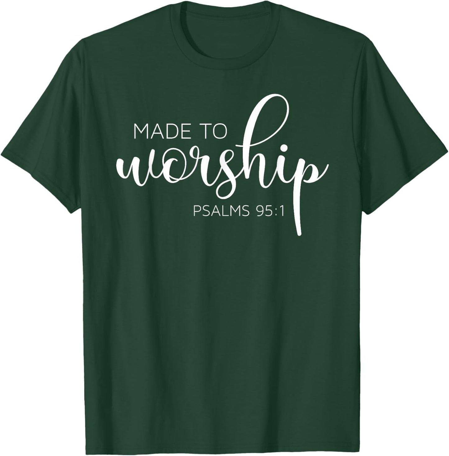 If The Stars were Made to Worship So Will I Praise T-Shirt - T-Shirt | Forest