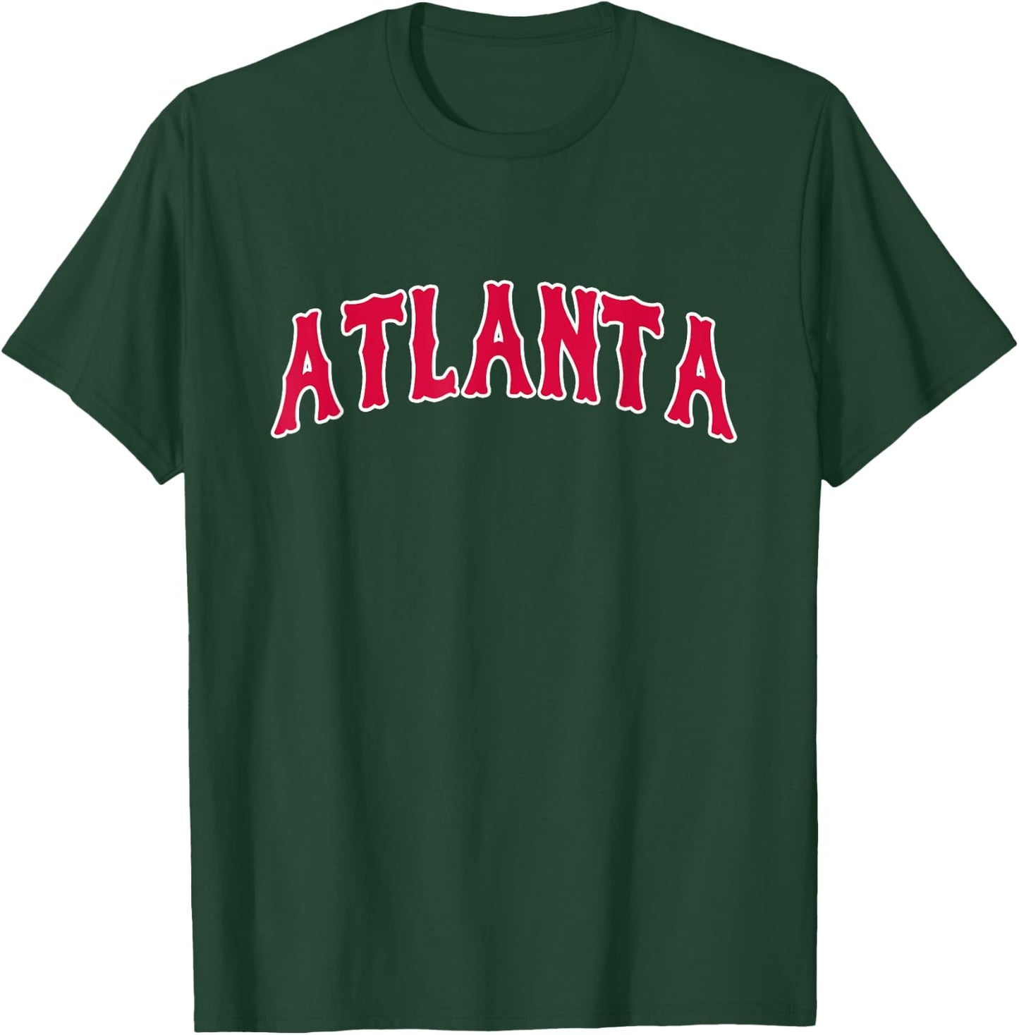 Atlanta - Throwback Design - Classic T-Shirt - T-Shirt | Forest