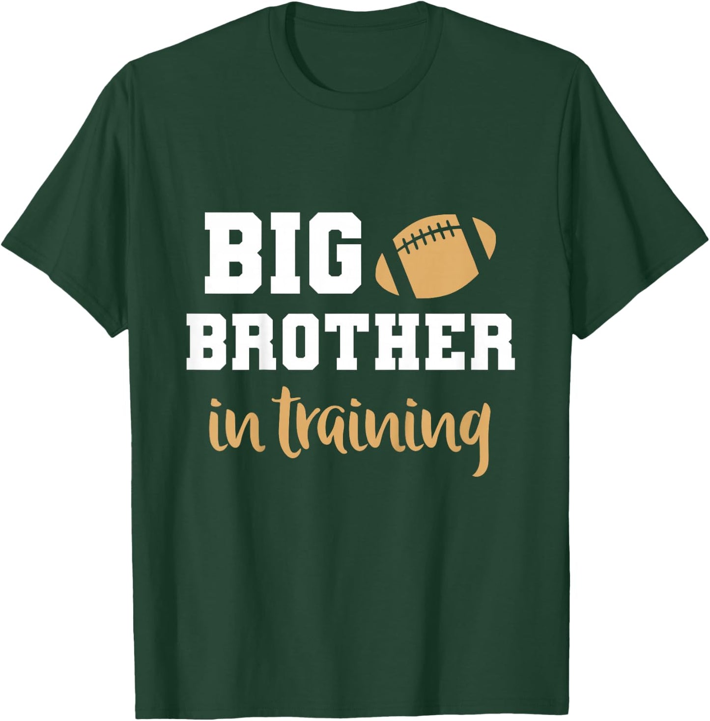 Big Brother Football Pregnancy Announcement Shirt Fall T-Shirt - T-Shirt | Forest