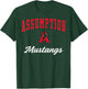 Assumption High School Mustangs C3 T-Shirt - T-Shirt | Forest