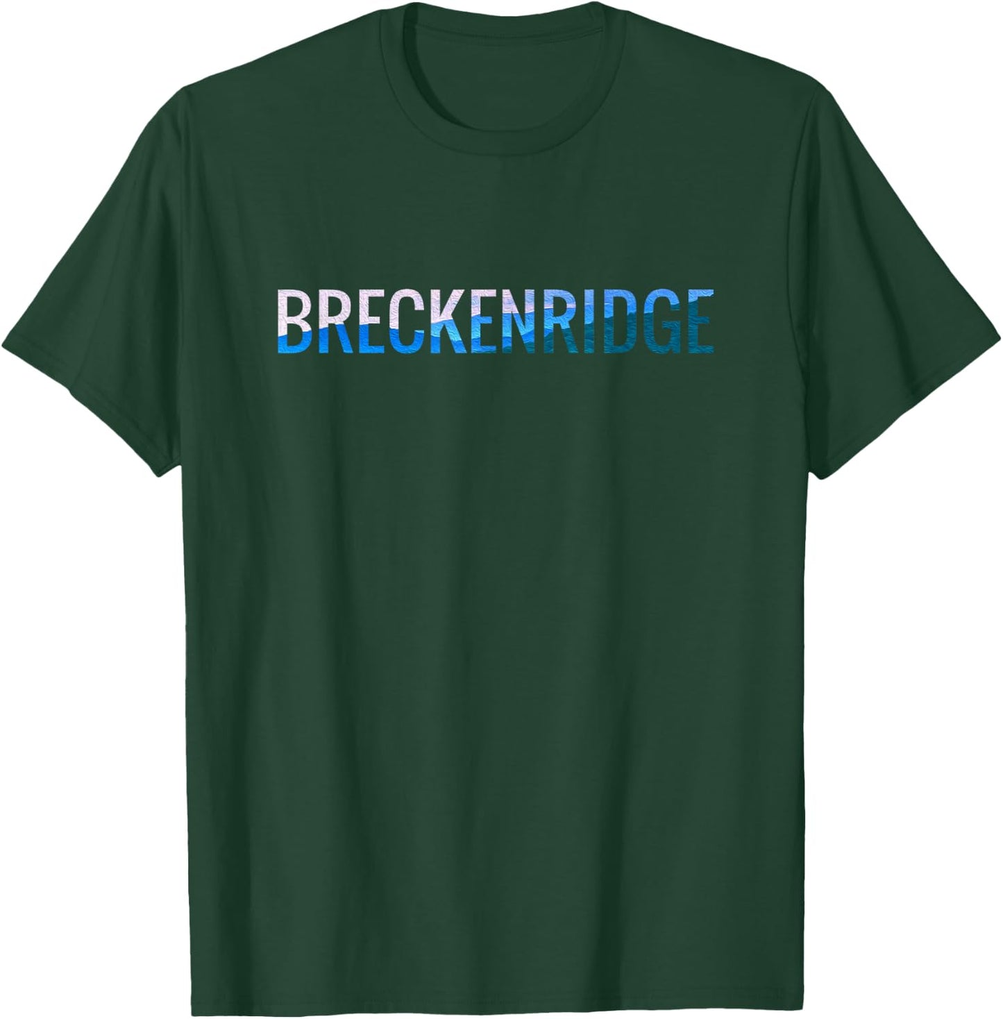 Breckenridge Colorado Mountain Sky Clouds Art T-Shirt - T-Shirt | Forest