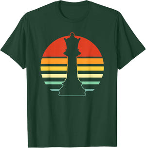 Retro Chess Queen T-Shirt - T-Shirt | Forest
