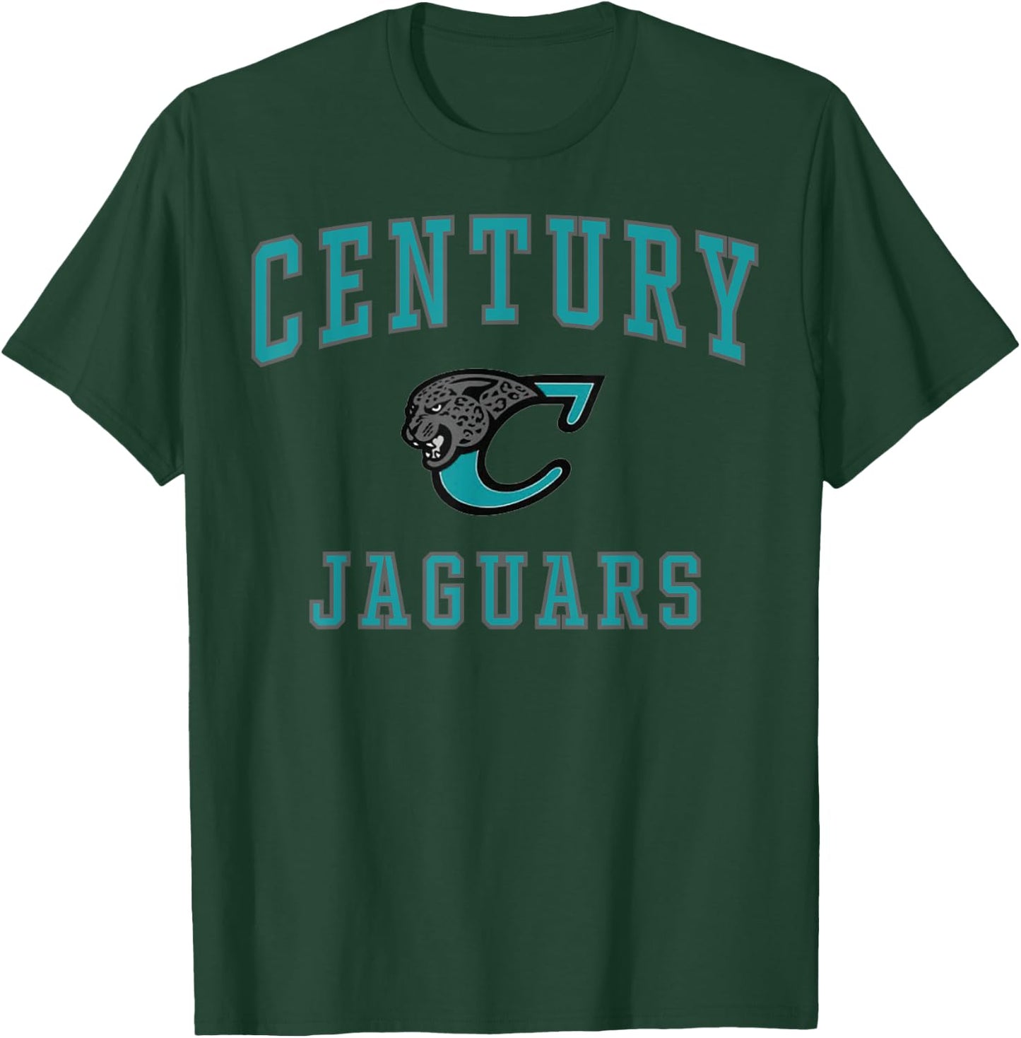 Century High School Jaguars C1 T-Shirt - T-Shirt | Forest