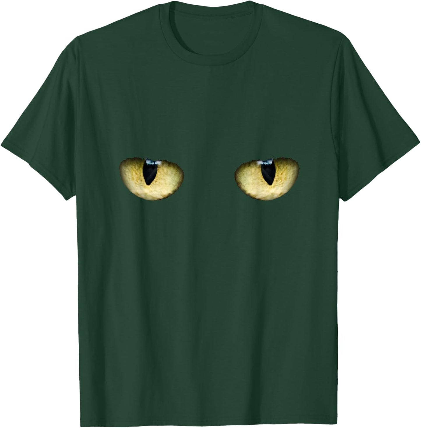 Black Cat Eyes Men Women Kids T-Shirt - T-Shirt | Forest