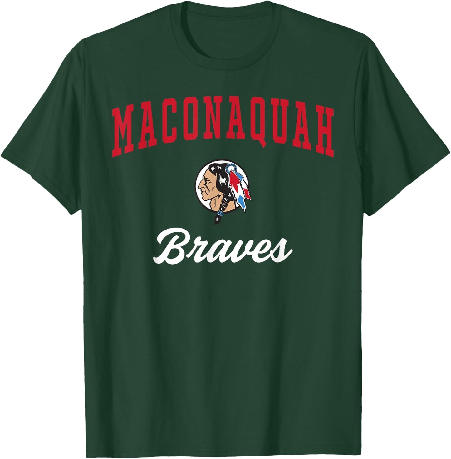 Maconaquah High School Braves T-Shirt - T-Shirt | Forest