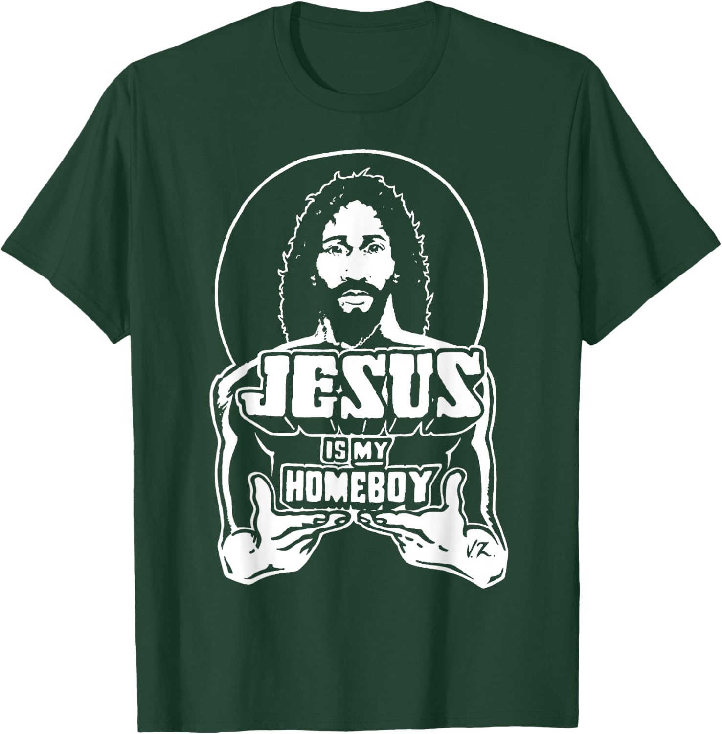The Original Jesus Is My Homeboy black t shirt T-Shirt - T-Shirt | Forest