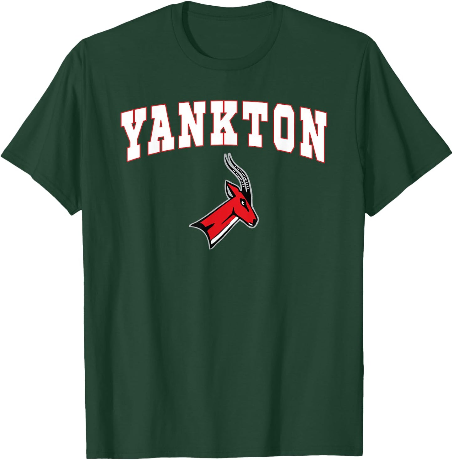 Yankton High School Gazelles C2 T-Shirt - T-Shirt | Forest