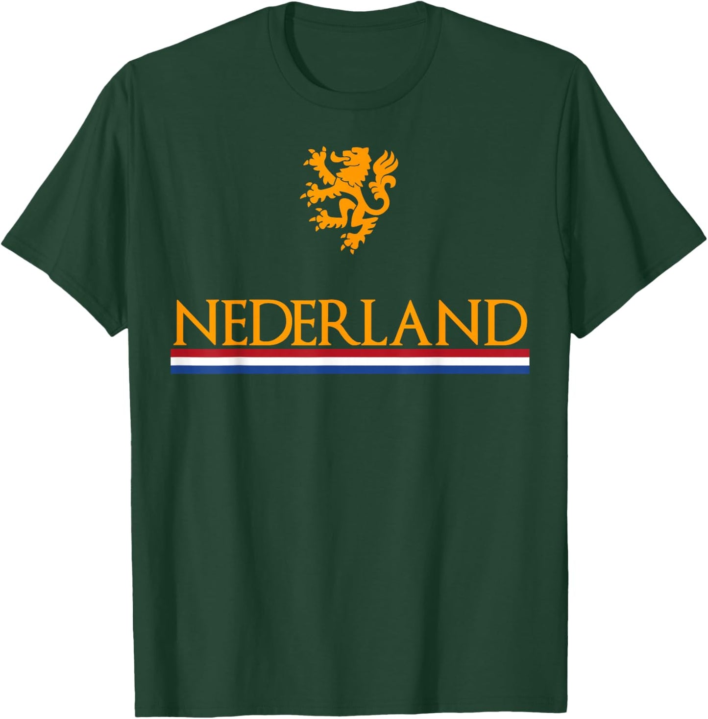 Nederland Soccer Jersey Shirt Oranje Netherlands Dutch Lion T-Shirt - T-Shirt | Forest