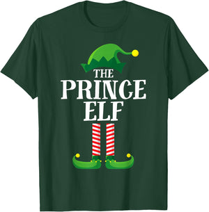Prince Elf Matching Family Group Christmas Party Pyjamas T-Shirt - T-Shirt | Forest