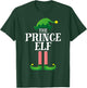 Prince Elf Matching Family Group Christmas Party Pyjamas T-Shirt - T-Shirt | Forest