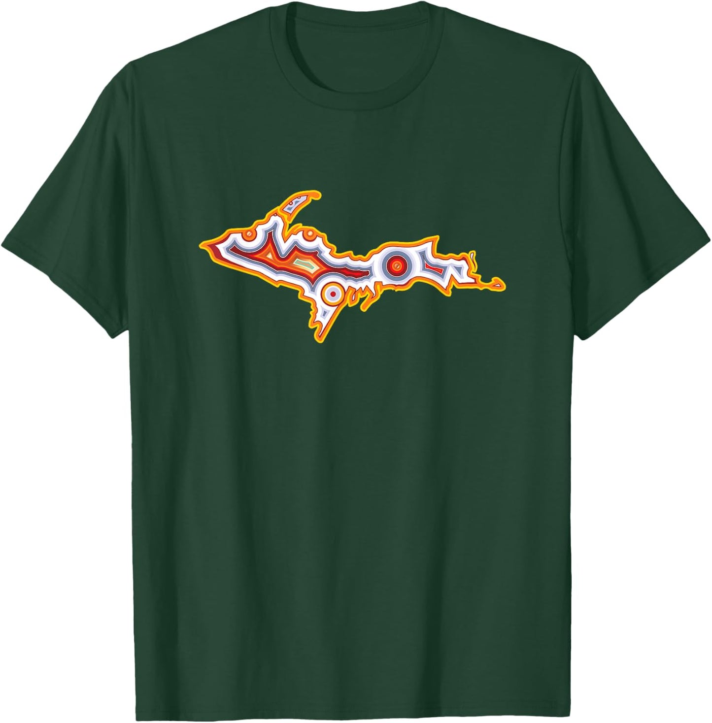 Michigan U.P. Upper Peninsula Agate Collector T-Shirt - T-Shirt | Forest