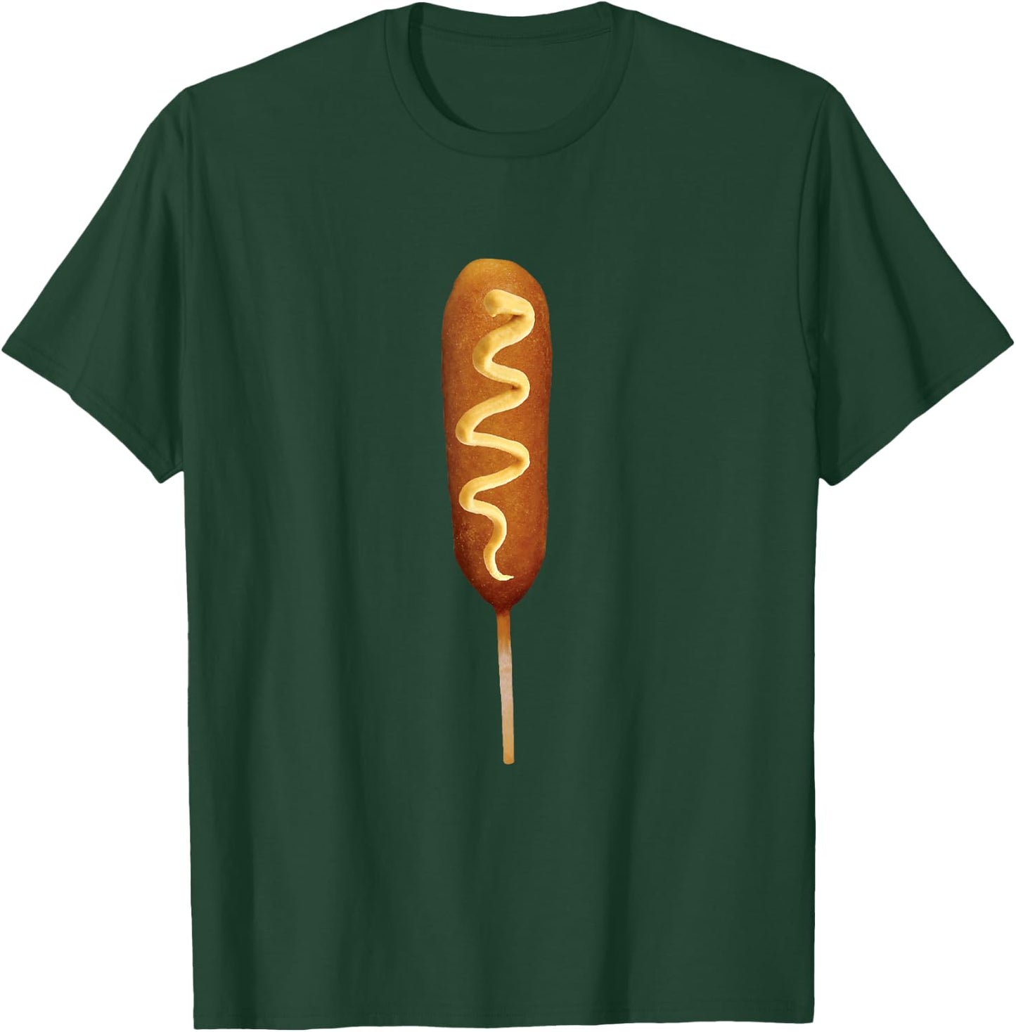 Corn Dog Lover Halloween Costume Women Kids T-Shirt - T-Shirt | Forest