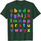 Alphabet Shirt Lowercase ABC Letter Teachers Kids T-Shirt - T-Shirt | Forest