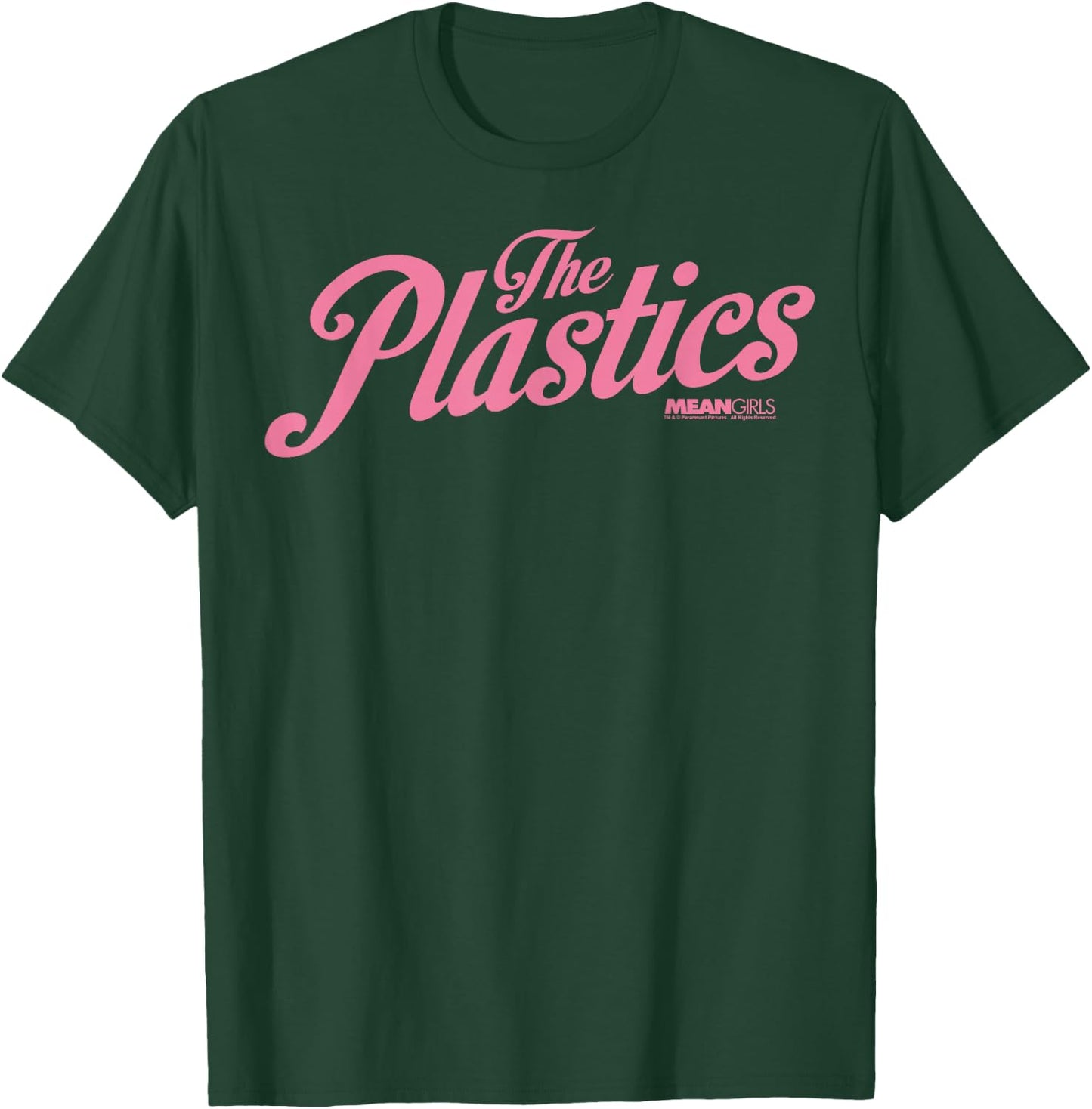 Mean Girls Pink The Plastics Logo T-Shirt - T-Shirt | Forest