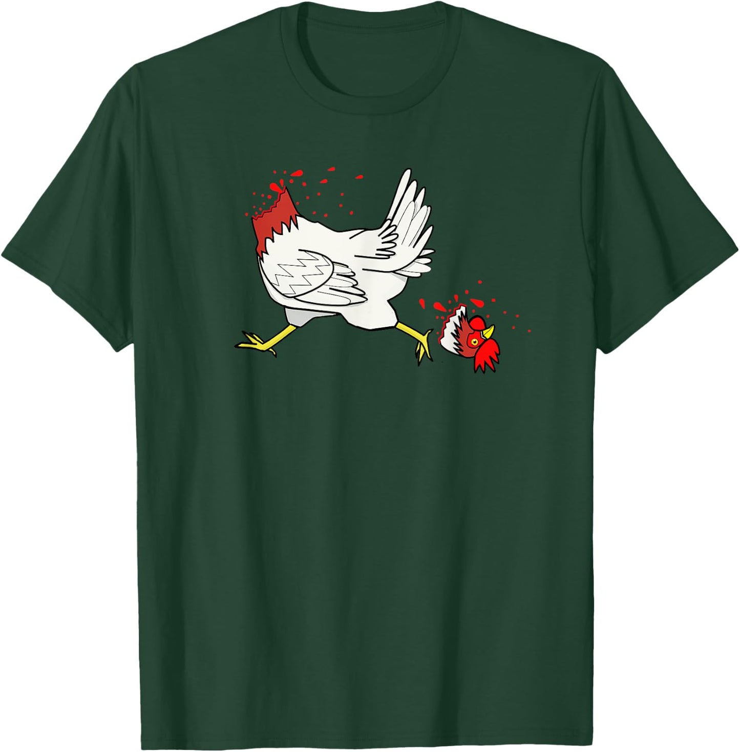 Chicken With Their Head Cut Off | How I Feel T-Shirt - T-Shirt | Forest