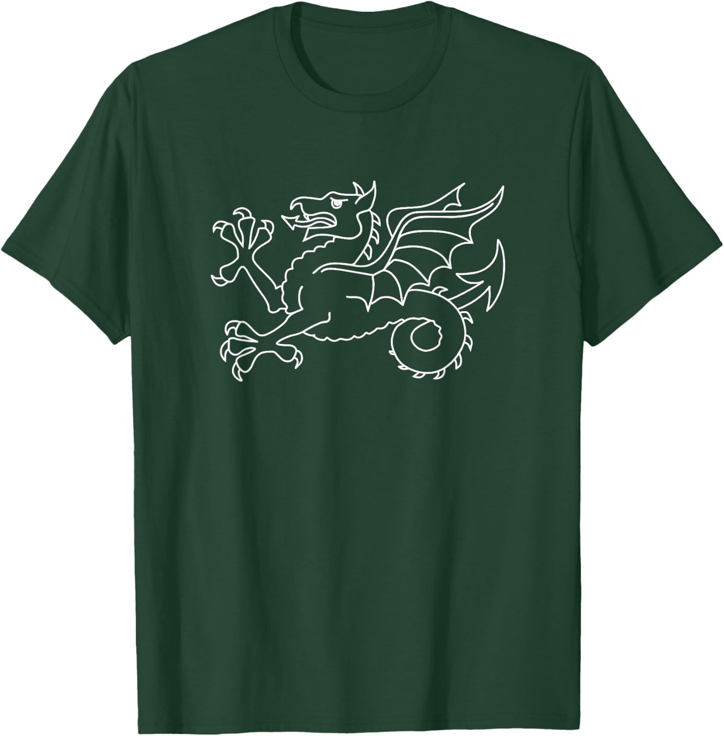 England Medieval Britain Ancient Dragon Wessex Wyvern Anglo T-Shirt - T-Shirt | Forest