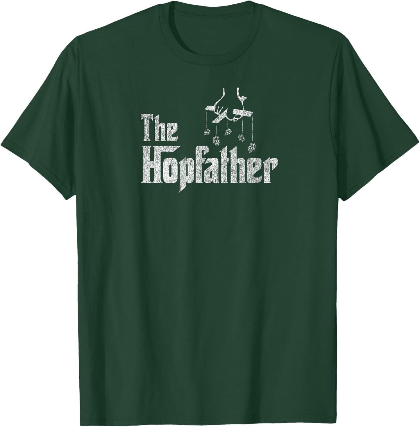 The Hopfather Home Brew Hops T-Shirt - T-Shirt | Forest