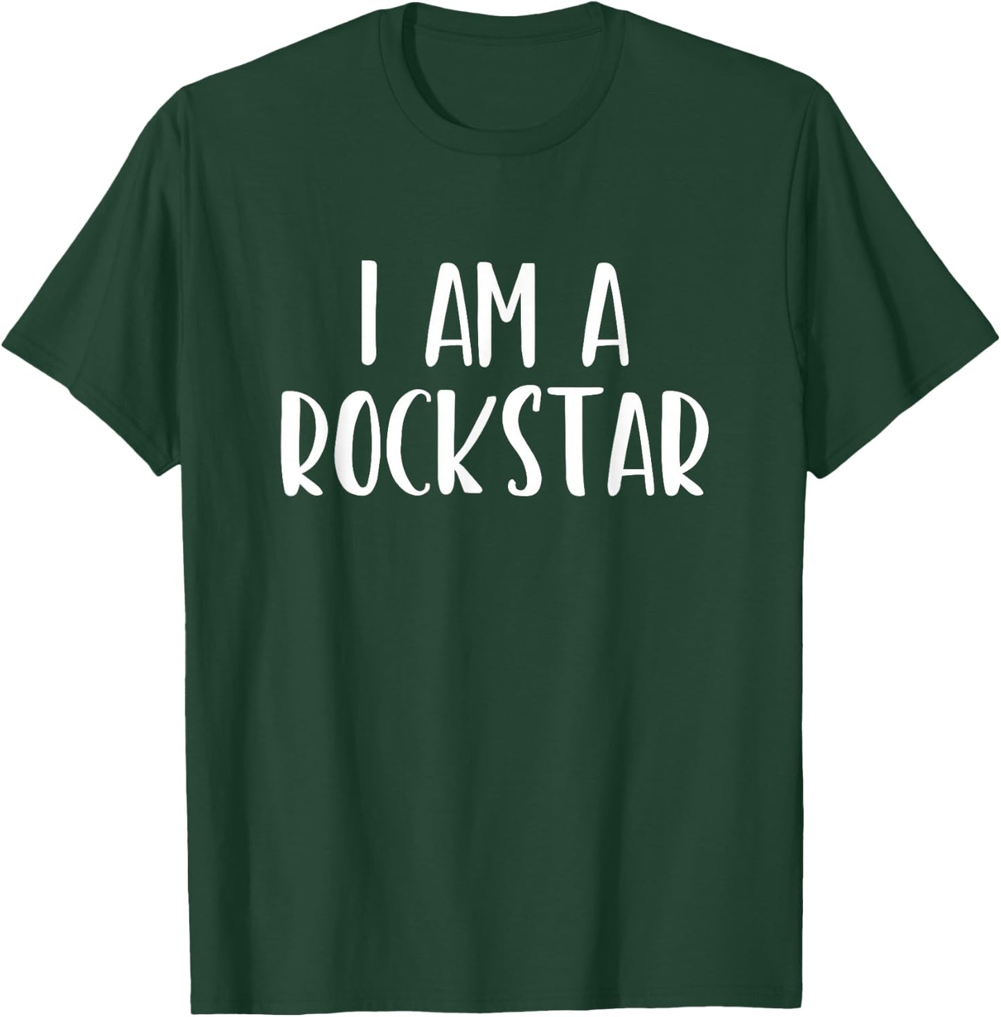 I Am A Rockstar Halloween I'm Costume Easy Funny Rock-Star T-Shirt - T-Shirt | Forest