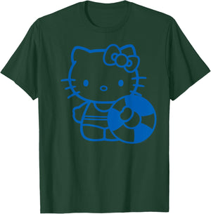 Hello Kitty Blue Summer Swim T-Shirt - T-Shirt | Forest