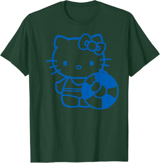 Hello Kitty Blue Summer Swim T-Shirt - T-Shirt | Forest