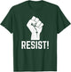 Resist & Resistance Fist T-Shirt - T-Shirt | Forest