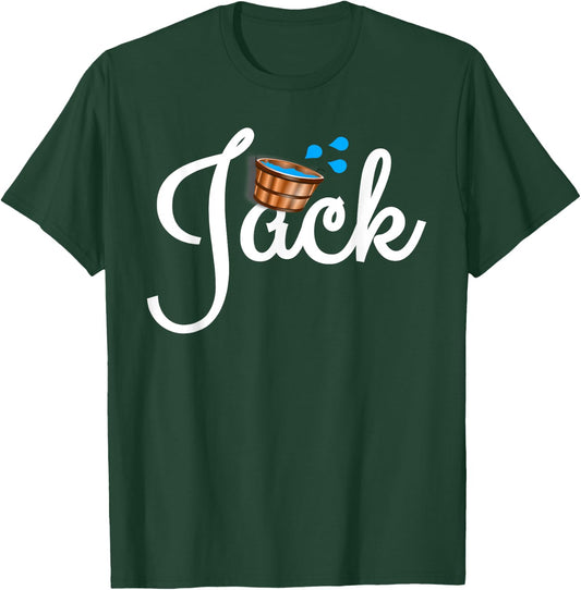 Jack and Jill Halloween Matching Couple T-Shirt - T-Shirt | Forest