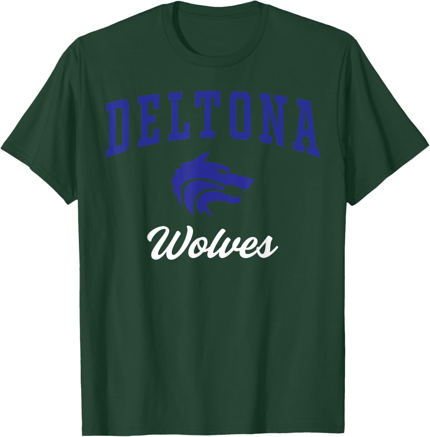 Deltona High School Wolves C3 T-Shirt - T-Shirt | Forest