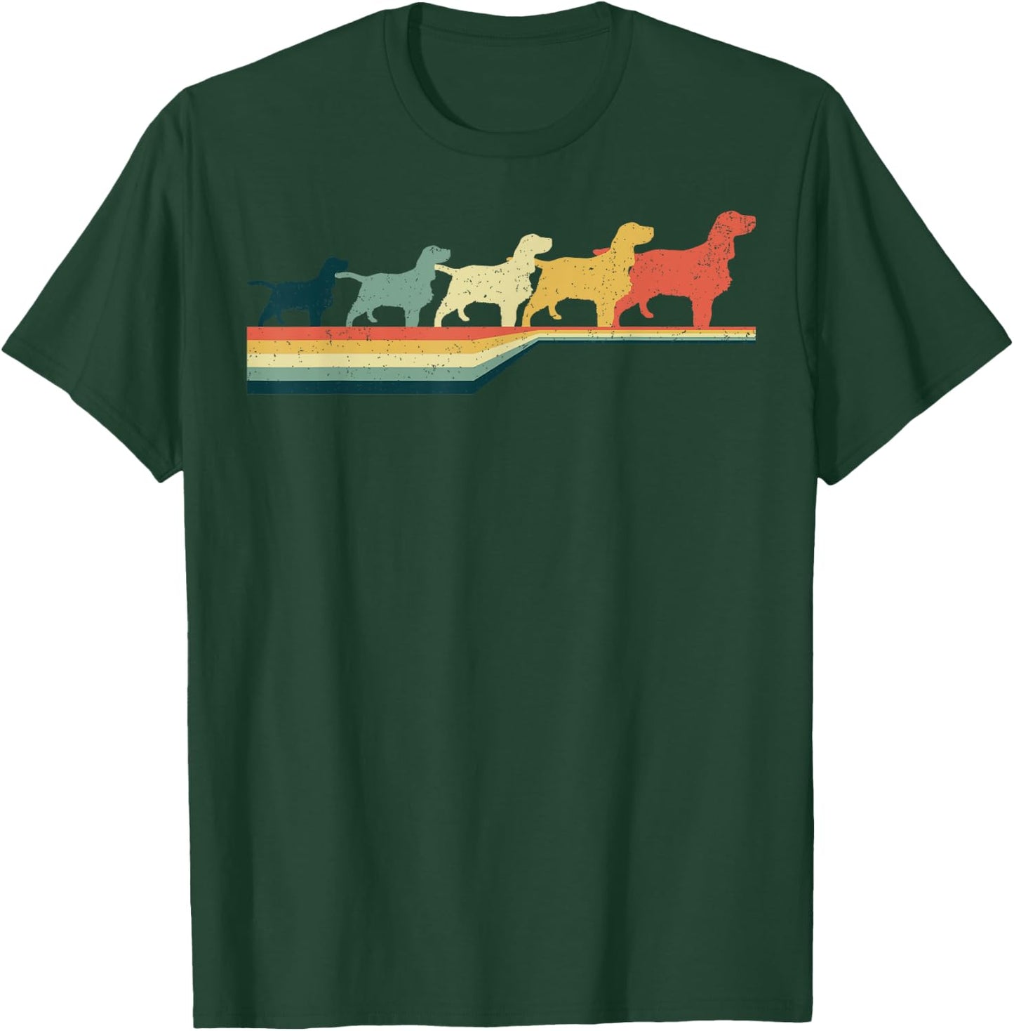 SPRINGER SPANIEL , Vintage Retro Style T-Shirt - T-Shirt | Forest