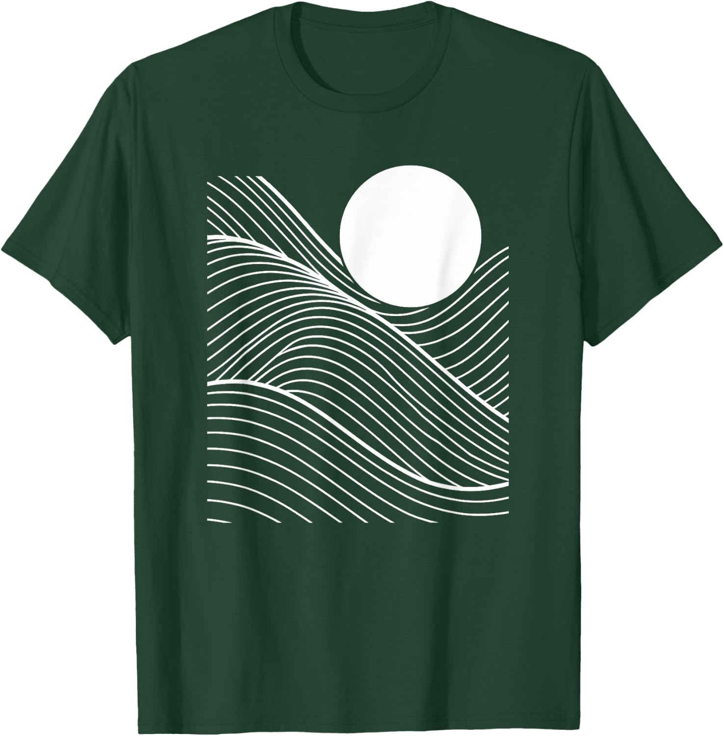 Abstract Line Art Geometric Pattern Mosaic T-Shirt - T-Shirt | Forest