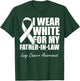 I Wear White For My Father-In-Law Lung Cancer Awareness T-Shirt - T-Shirt | Forest