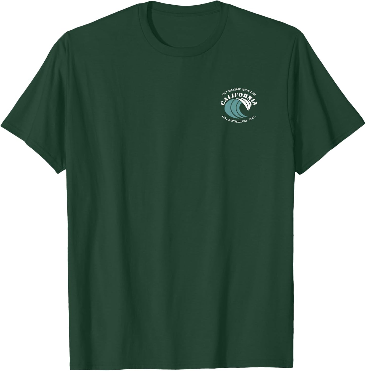 Laguna Beach California Sunset Circle T-Shirt - T-Shirt | Forest