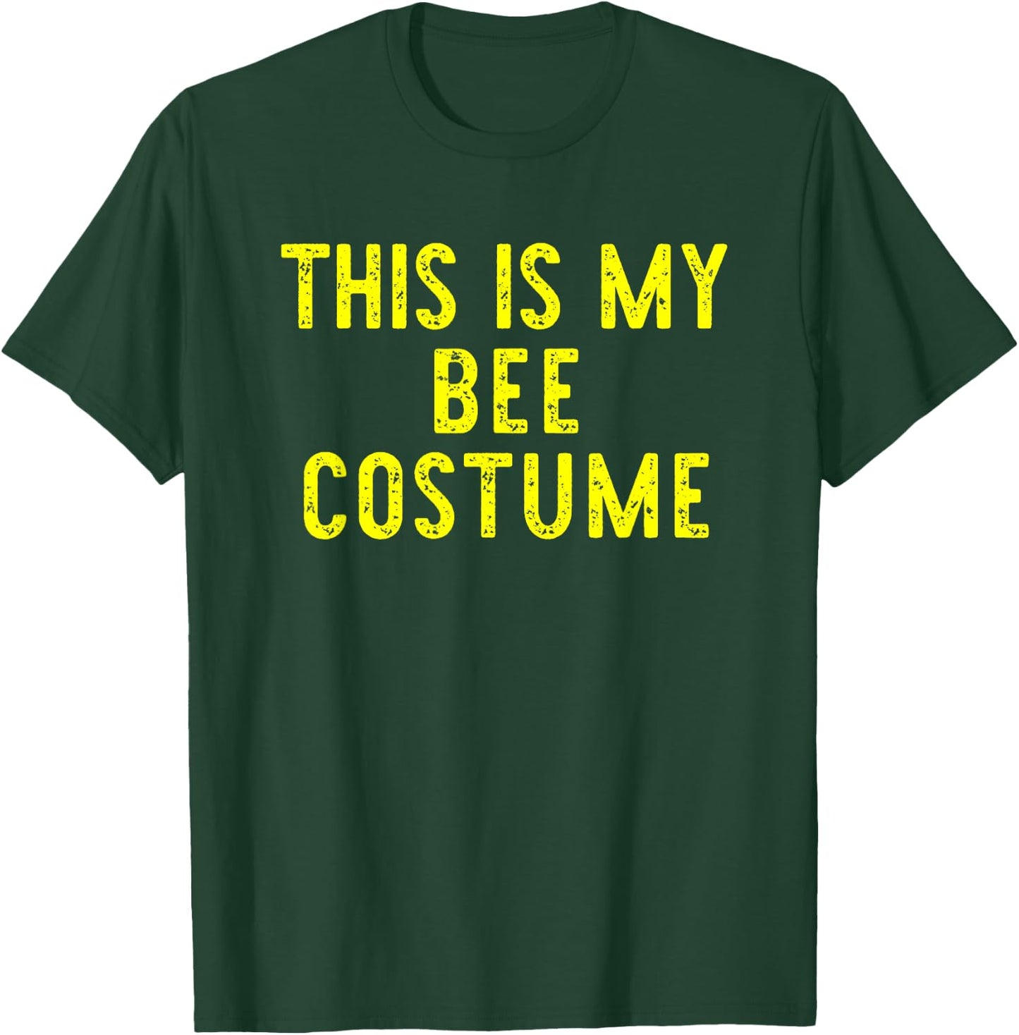 This Is My Bee Halloween Costume Simple Funny Last Minute T-Shirt - T-Shirt | Forest
