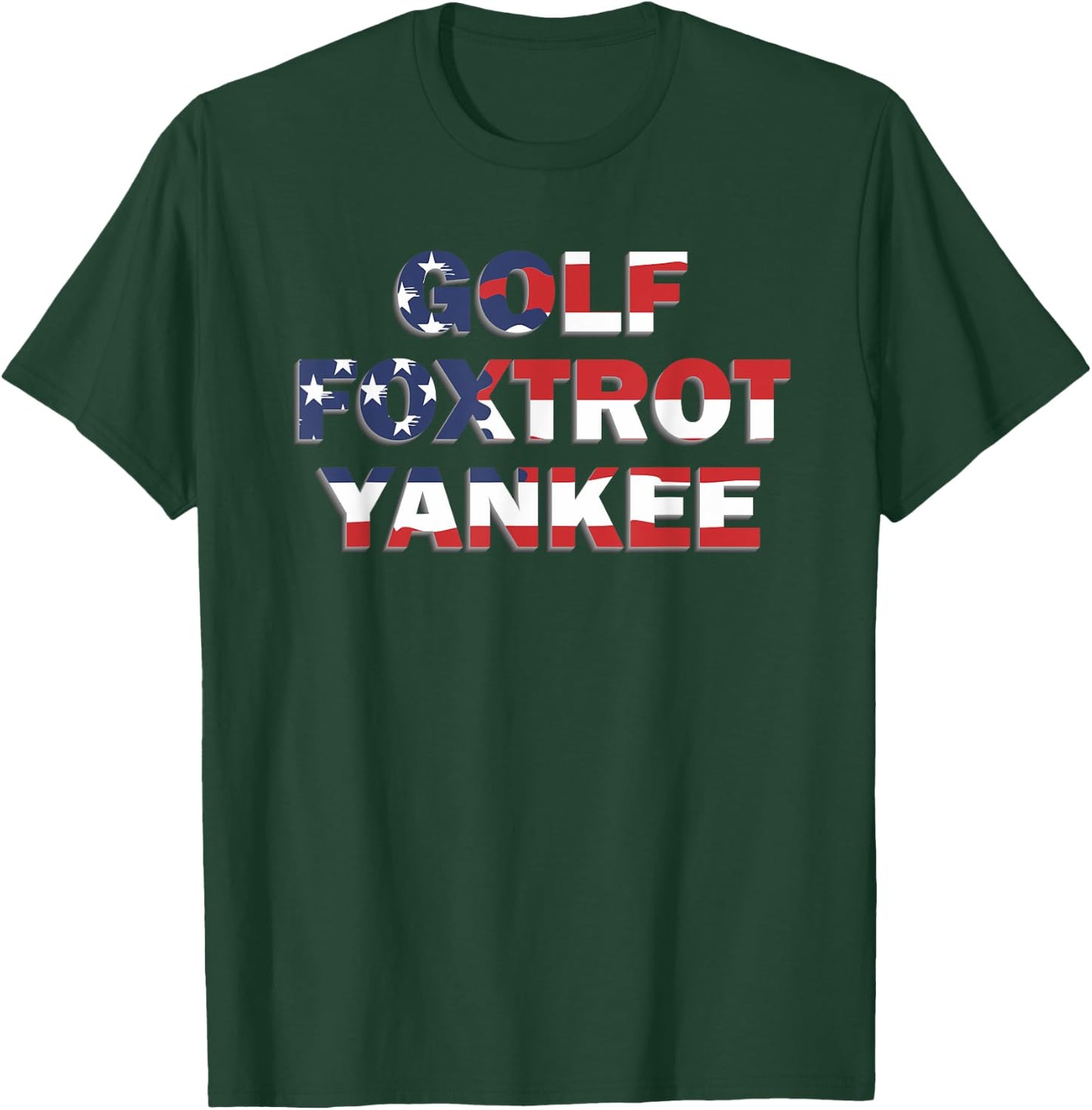 Golf Foxtrot Yankee GFY Funny Military Rude T-Shirt - T-Shirt | Forest