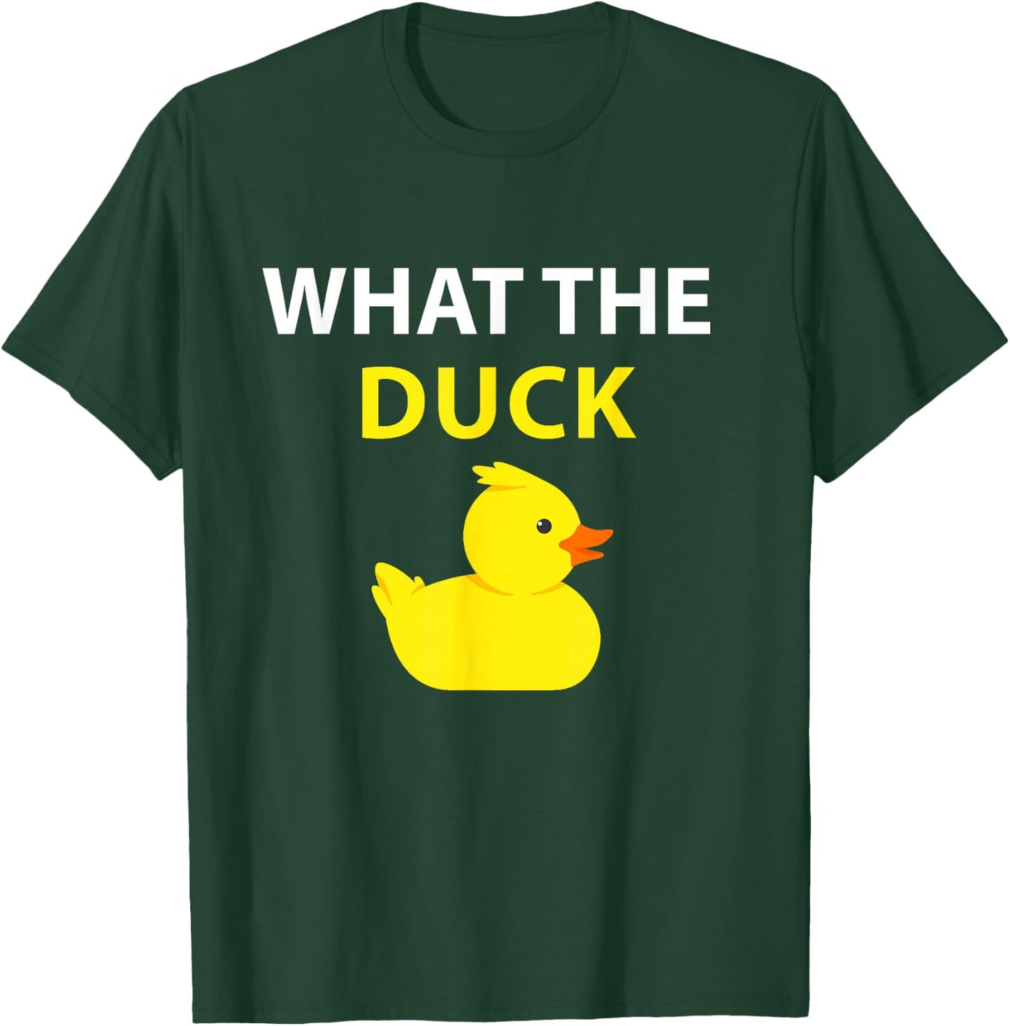 What The Duck Rubber Duck T-Shirt - T-Shirt | Forest
