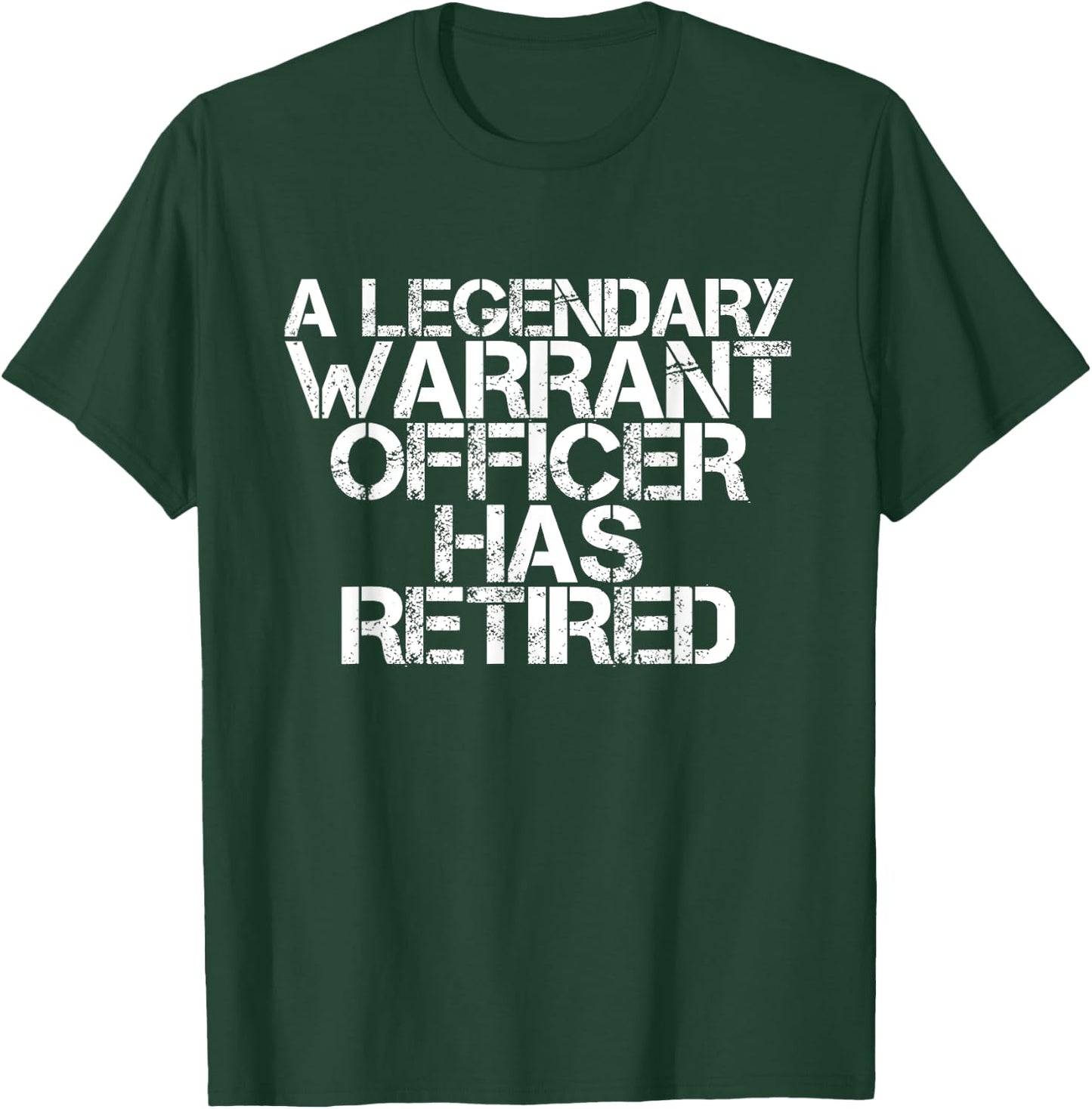 Retired Chief Warrant Officer 2020 Gift Legendary Officer T-Shirt - T-Shirt | Forest