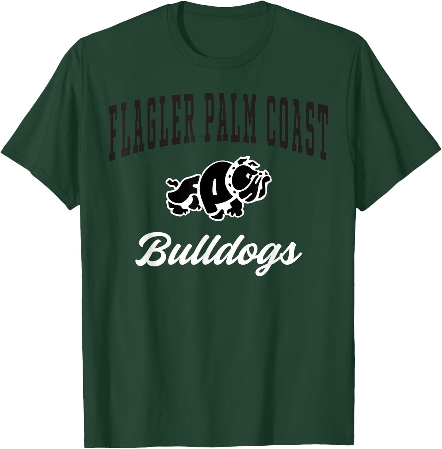 Flagler Palm Coast High School Bulldogs C3 T-Shirt - T-Shirt | Forest