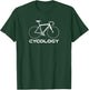 Cycology (cycling + psychology) funny road bike T-Shirt - T-Shirt | Forest