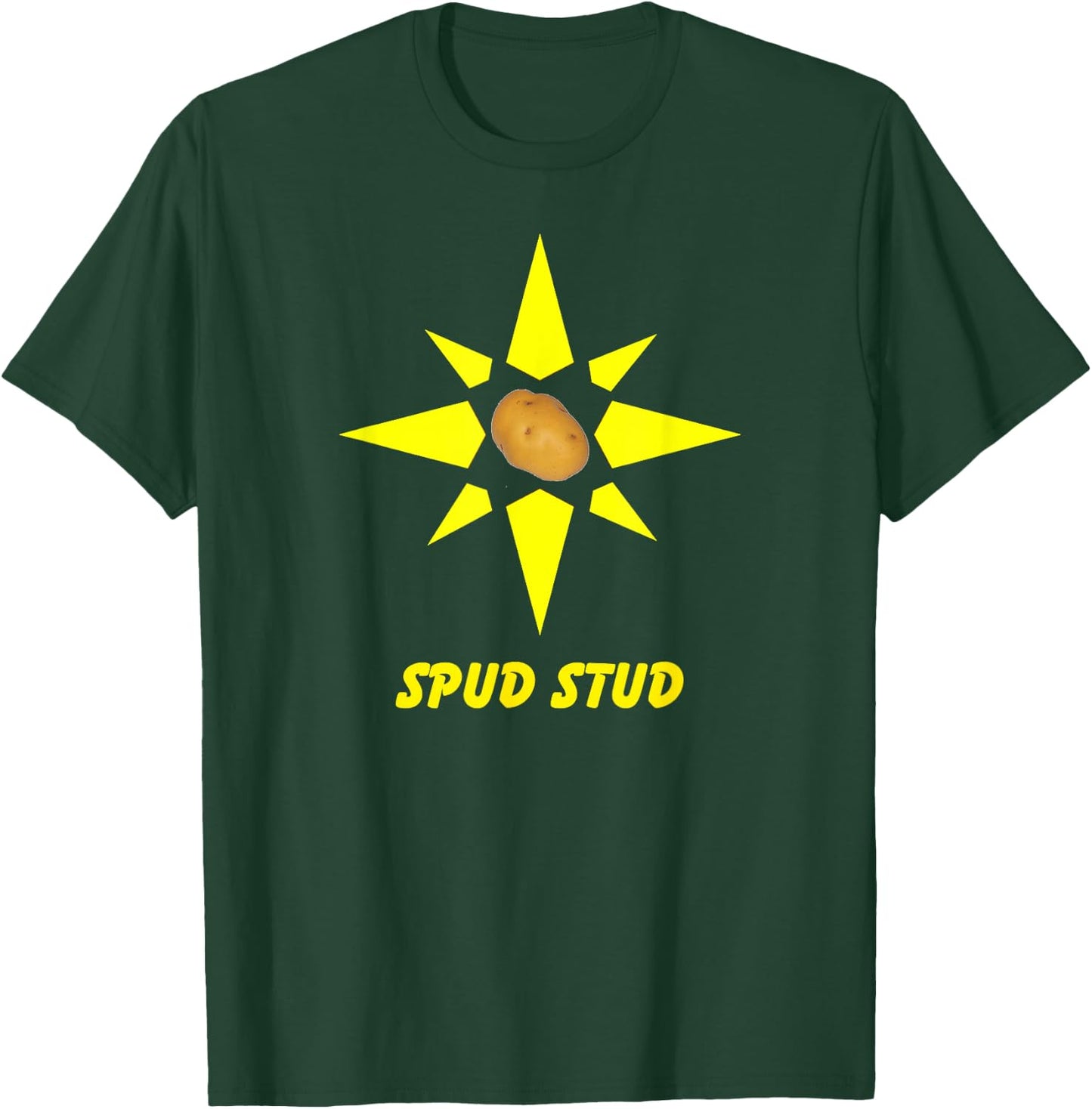 Spud Stud Potato Food Chef Cook T-Shirt - T-Shirt | Forest